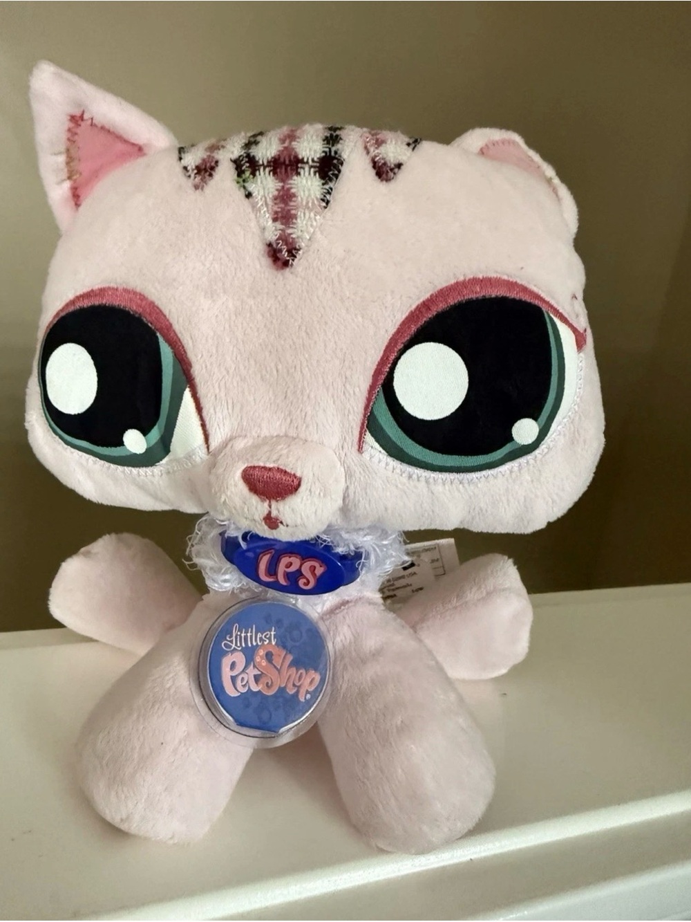 Littlest Pet Shop Pink Plush Cat